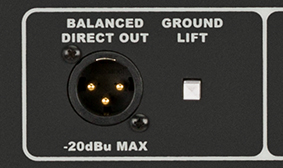 Adam Clayton ACB 50 Bass Amplifier XLR Line Output & Ground Lift