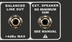 Adam Clayton ACB 50 Bass Amplifier Extension Speaker Jack