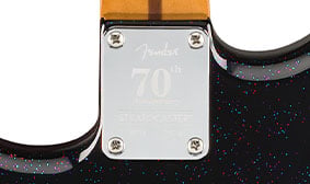 70th Anniversary Player Stratocaster® 70TH ANNIVERSARY STRATOCASTER NECK PLATE