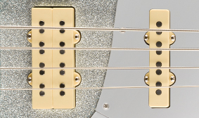 Blu DeTiger Jazz Bass® CUSTOM BLU DETIGER FIREBALL® BASGITAAR HUMBUCKER EN PLAYER PLUS NOISELESS™ JAZZ BASS ELEMENT