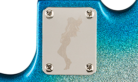 Blu DeTiger Jazz Bass® SPECIAAL ONTWERP BLU DETIGER HALSPLAAT