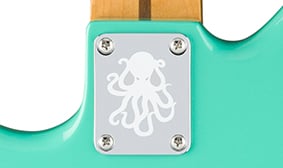 Limited Edition Mark Hoppus Jaguar® Bass CUSTOM MARK HOPPUS NEKPLAAT