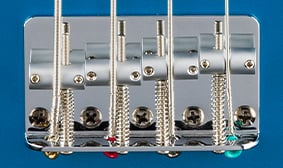 Standard Jazz Bass® SATIN CHROME BRIDGE SADDLES