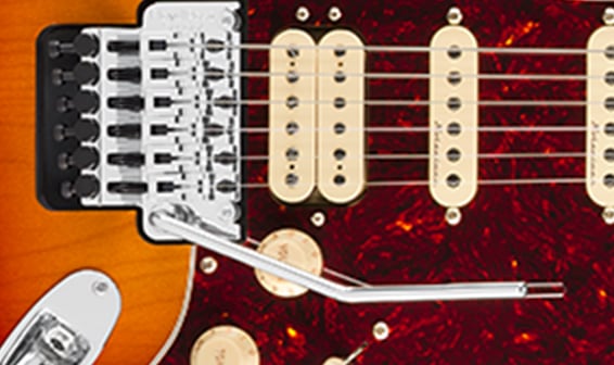 Player II Modified Stratocaster® HSS Floyd Rose® FLOYD ROSE® SPECIAL DOUBLE LOCKING TREMOLO SYSTEM