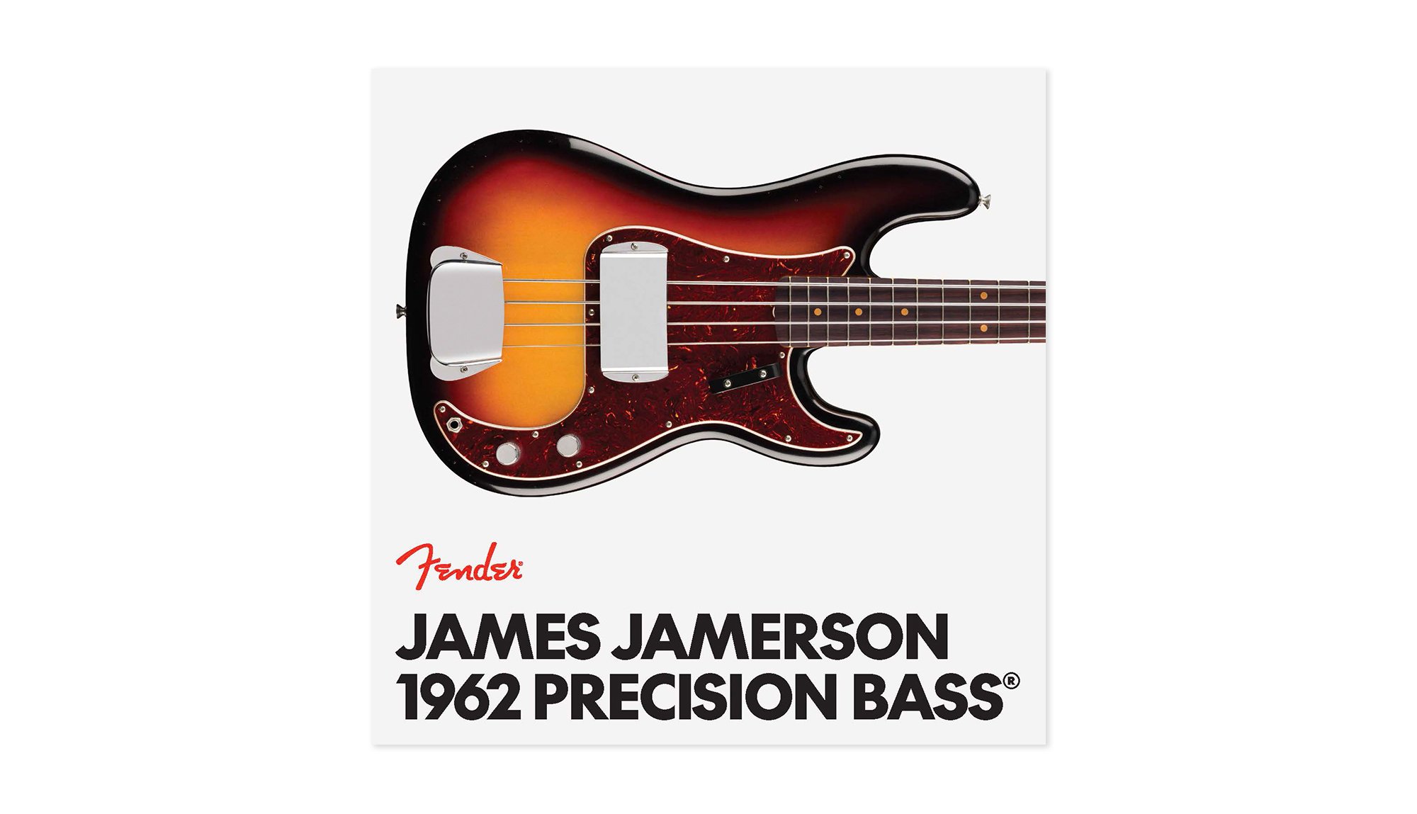 James Jamerson 1962 Precision Bass® COMMEMORATIVE JAMES JAMERSON BOOKLET