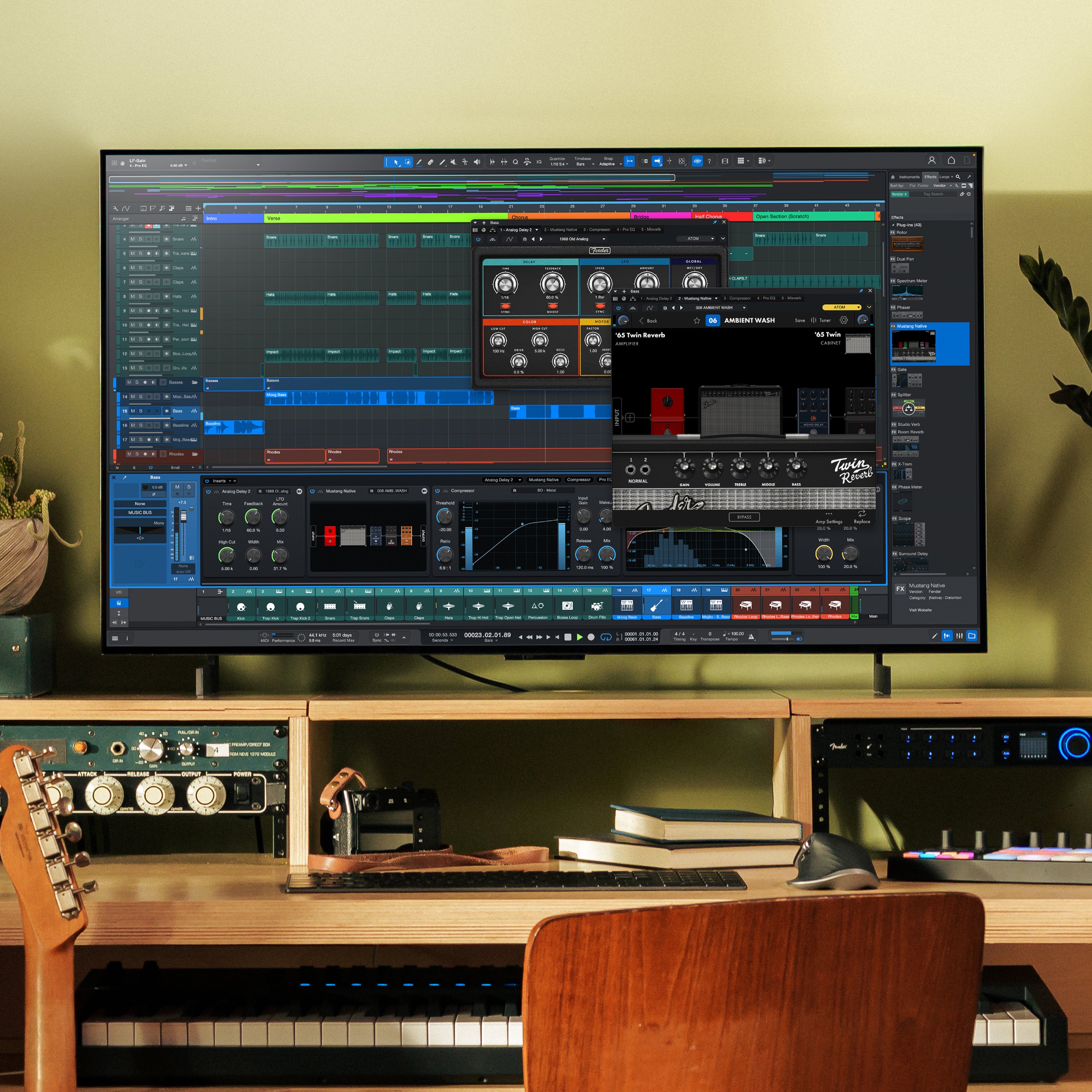 Quantum HD 2 USB-C Audio Interface INCLUYE FENDER STUDIO PRO