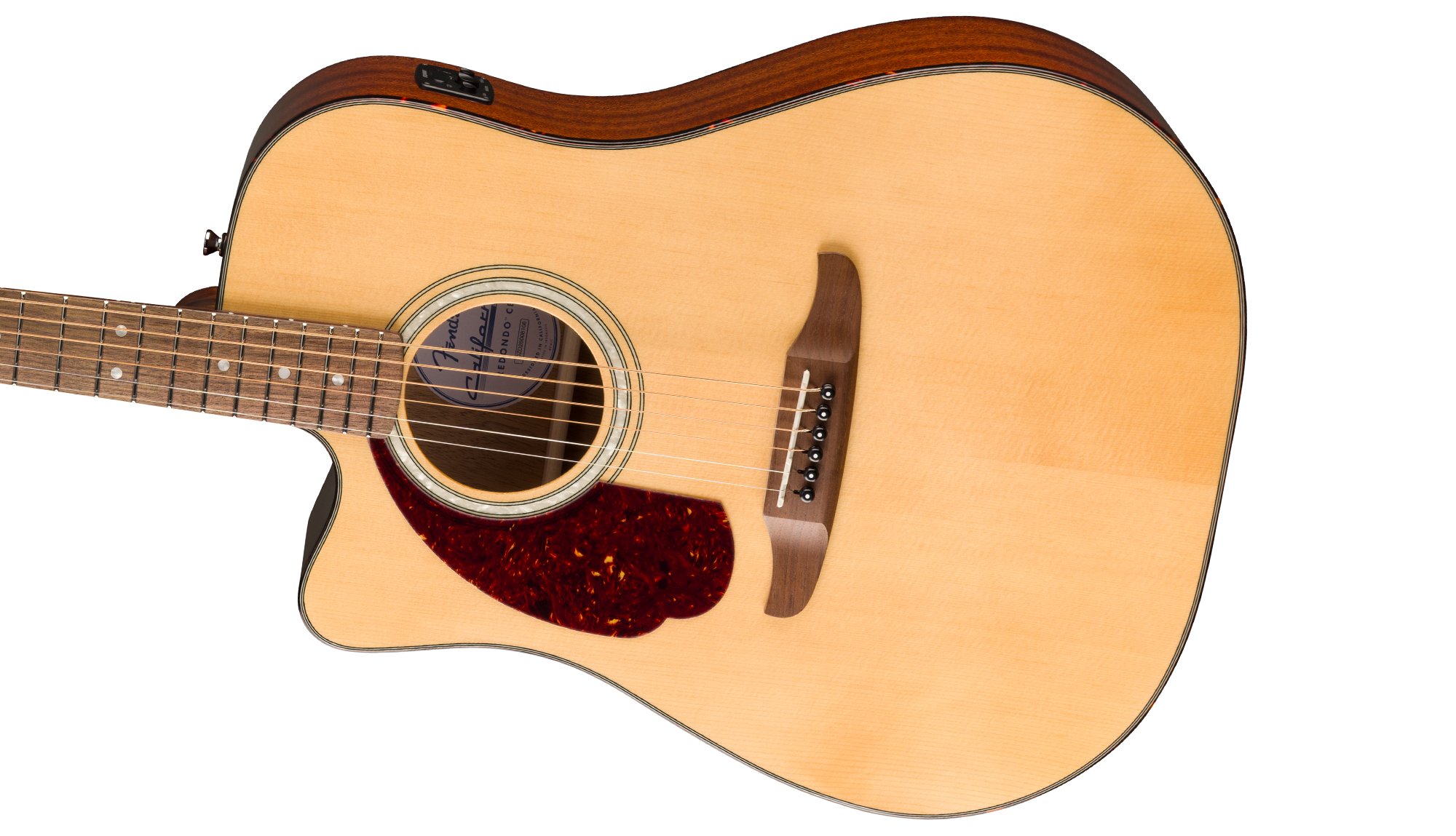 California Deluxe Redondo™ CE Left-Handed SOLID SITKA SPRUCE TOP WITH LAMINATE MAHOGANY BACK AND SIDES