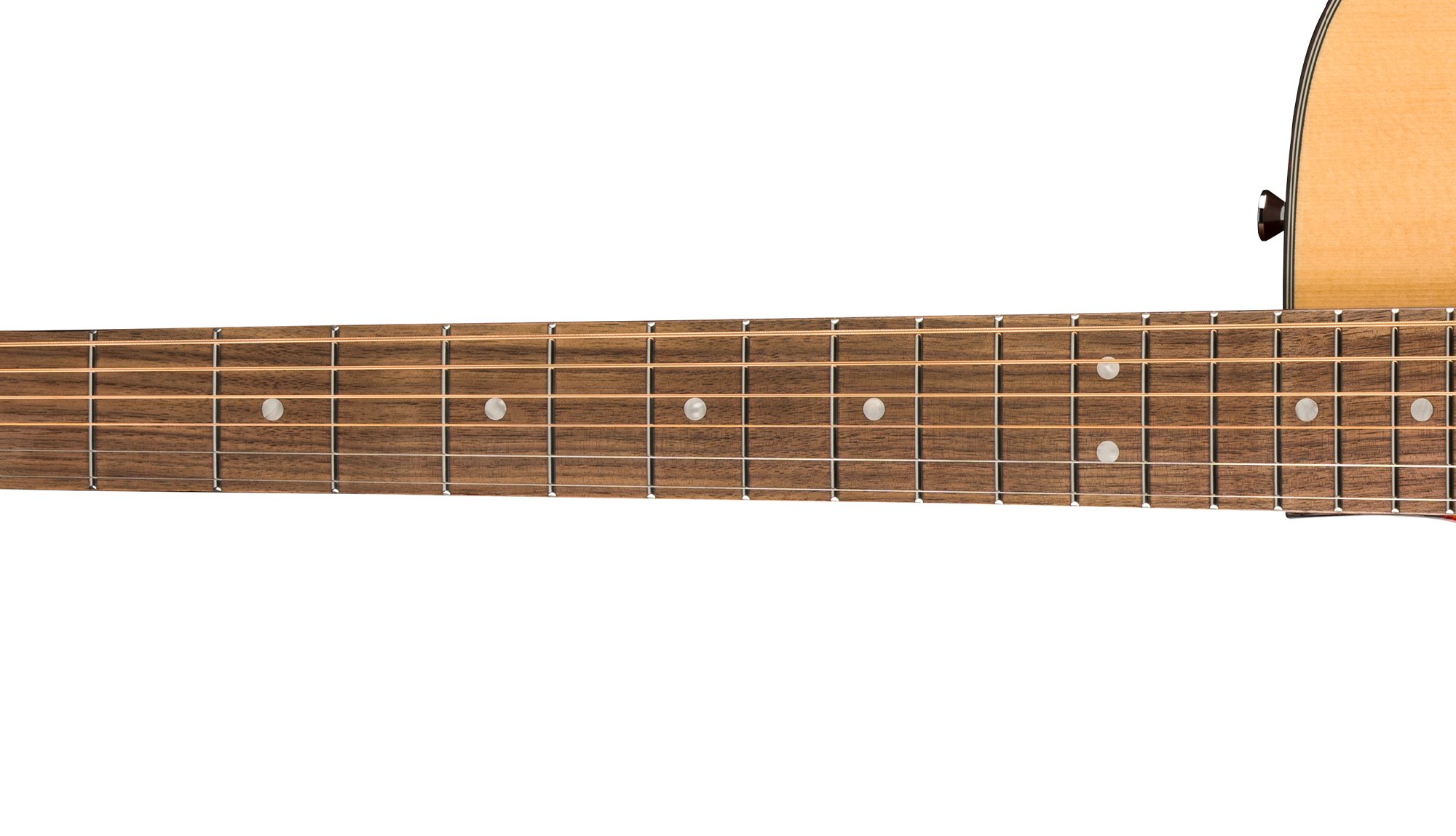 California Deluxe Redondo™ CE Left-Handed 12”-RADIUS SATIN MAHOGANY C-SHAPED NECK WITH VINTAGE STYLE FRETS