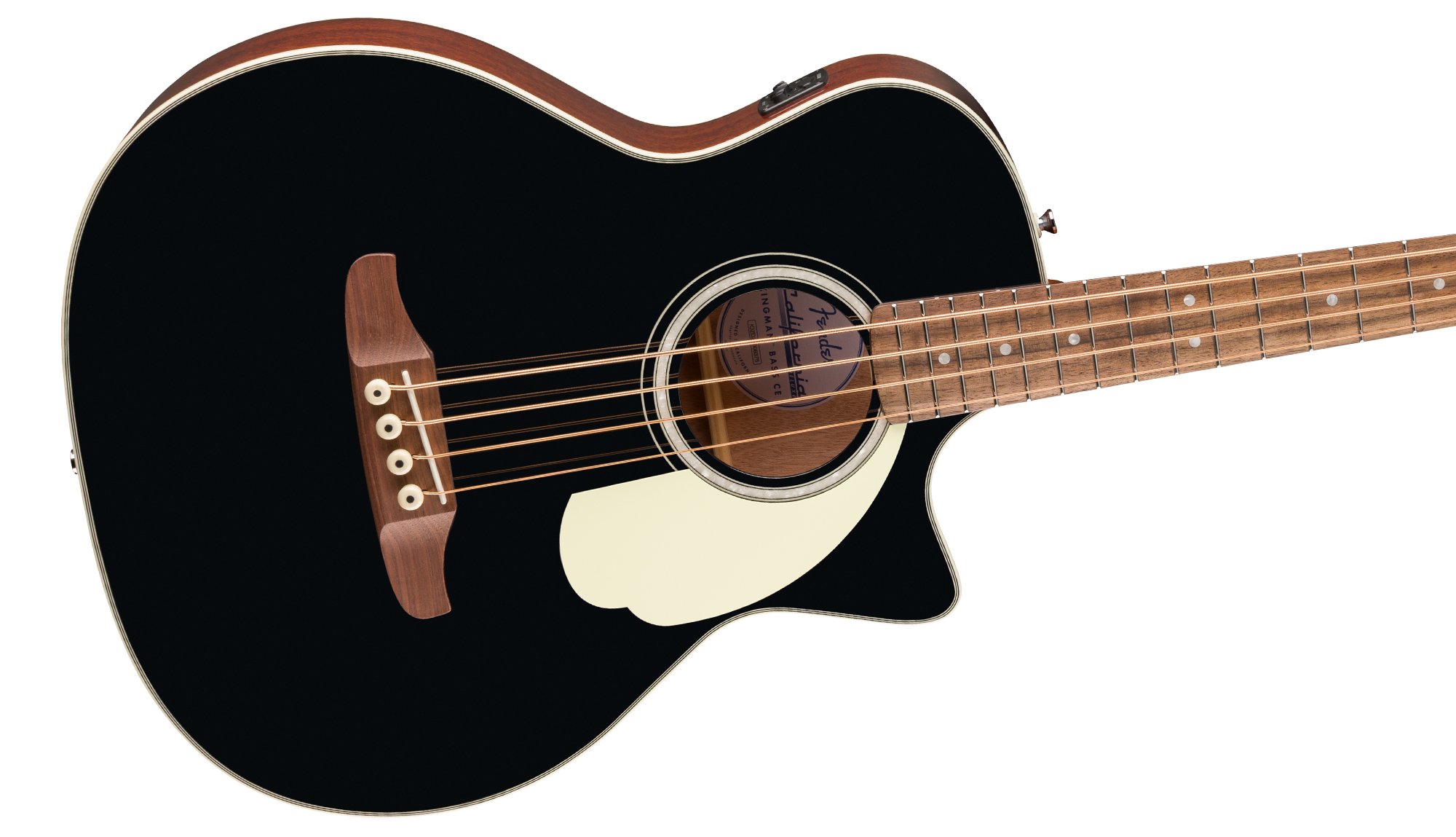California Deluxe Kingman™ Bass CE SOLID SITKA SPRUCE TOP WITH LAMINATE MAHOGANY BACK AND SIDES