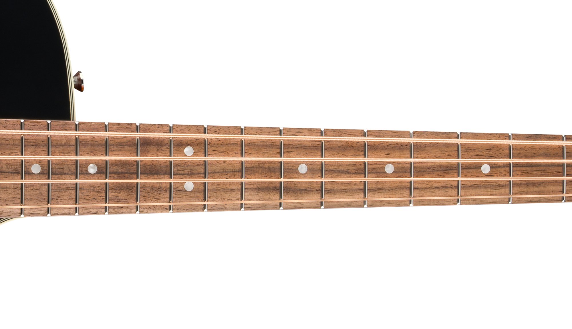 California Deluxe Kingman™ Bass CE 9.5”-RADIUS SATIN MAHOGANY C-SHAPED NECK WITH VINTAGE STYLE FRETS