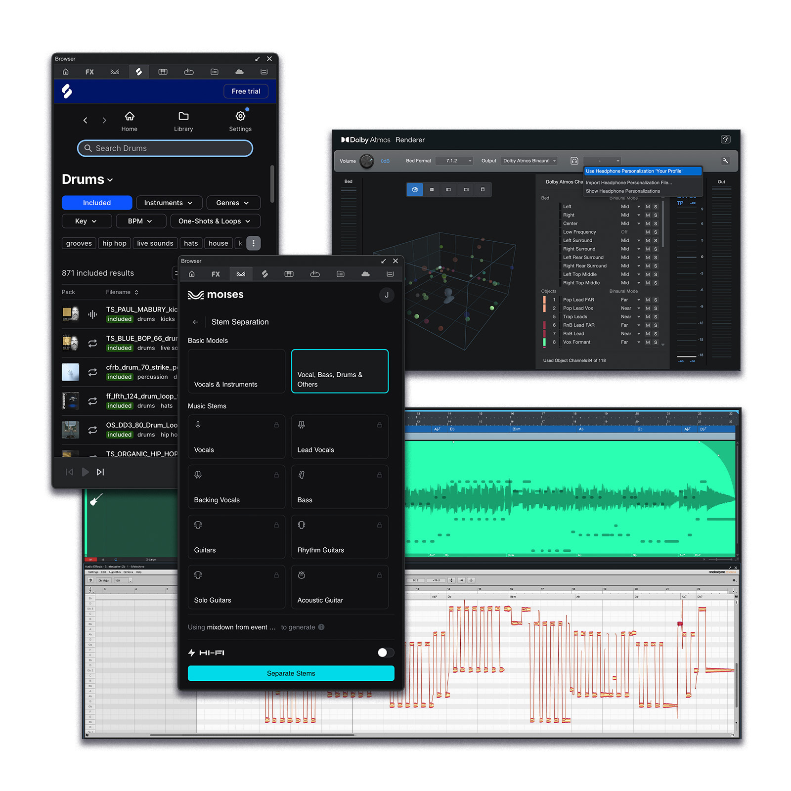 Fender Studio® Pro Industry-Leading DAW Integrations