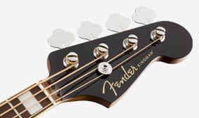 Kingman™ Bass, Walnut Fingerboard, Black – Fender