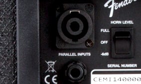 Rumble™ 210 Cabinet, Black SPEAKON® CONNECTORS