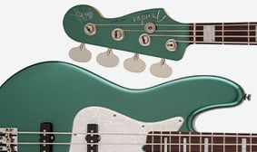 Adam Clayton Jazz Bass® Bijpassend gelakte kop