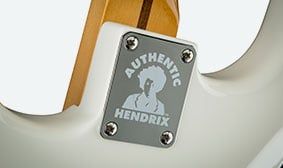 Jimi Hendrix Stratocaster® GEGRAVEERDE HALSPLAAT