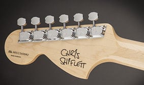 Chris Shiflett Telecaster® Deluxe F-gestempelde stemmechanieken