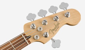 Player Jazz Bass® V OPEN-GEAR TUNING MACHINES