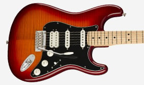 Player Stratocaster® HSS Plus Top MORE TRADITIONAL BODY RADII