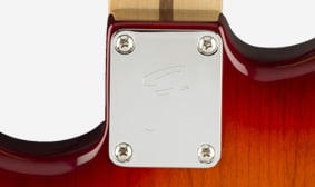 Player Stratocaster® Plus Top “F”-STAMPED NECK PLATE
