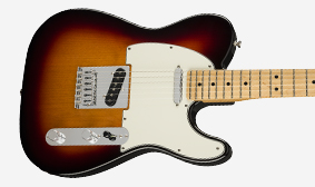 Limited Edition Player Telecaster®, Ebony Fingerboard, Oxblood MORE TRADITIONAL BODY RADII