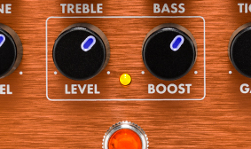 MTG:LA® Tube Distortion BOOST CONTROLS