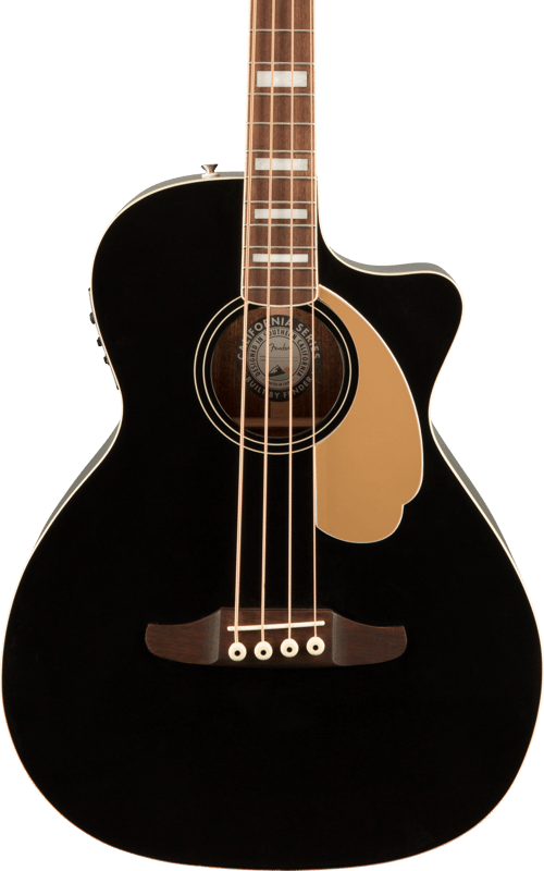 Kingman™ Bass, Walnut Fingerboard, Black – Fender
