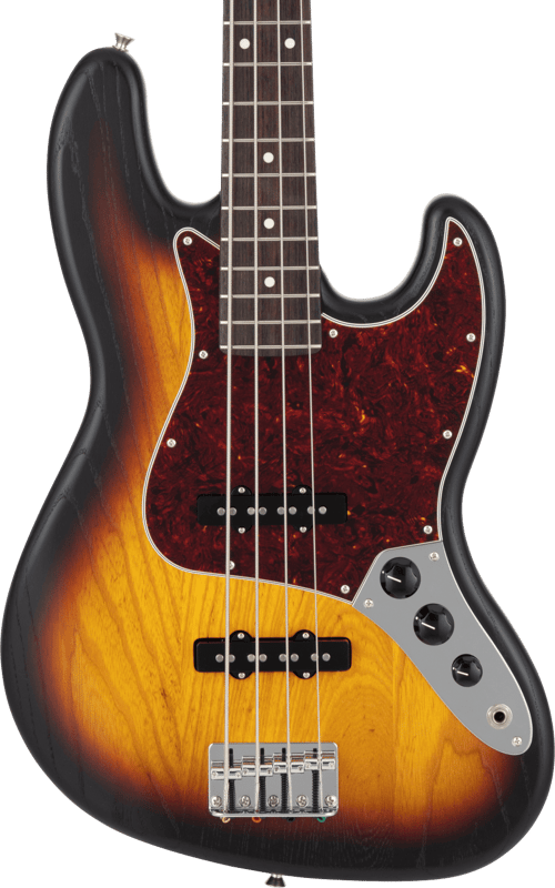 Made in Japan Limited Jazz Bass®, Raw Ash – Fender