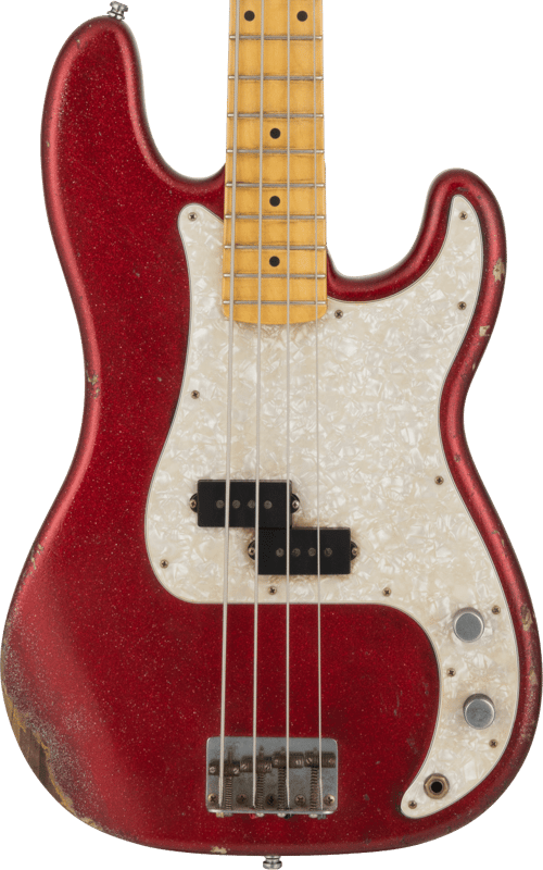 Limited Edition Masterbuilt J Precision Bass® King's Red Sparkle