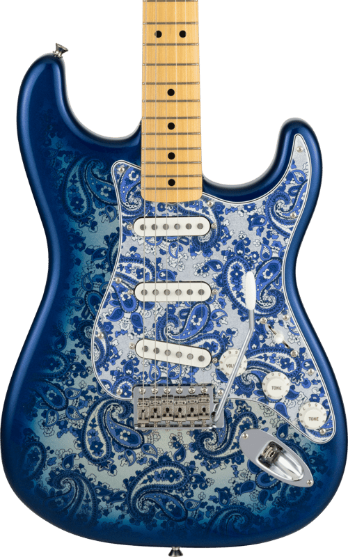Made in Japan Limited Stratocaster® Indigo Paisley – Fender