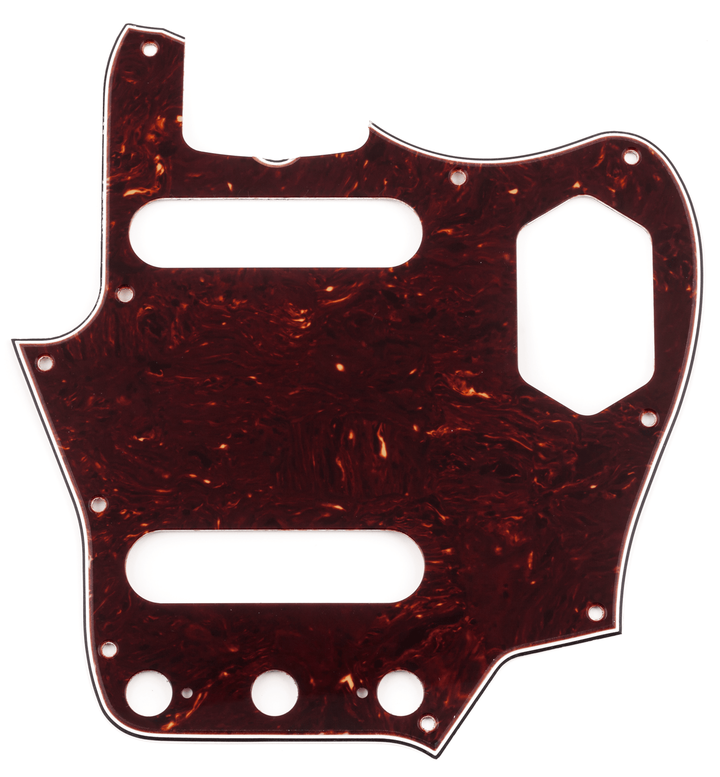 Pure Vintage '65 Jaguar Pickguard - Brown Shell