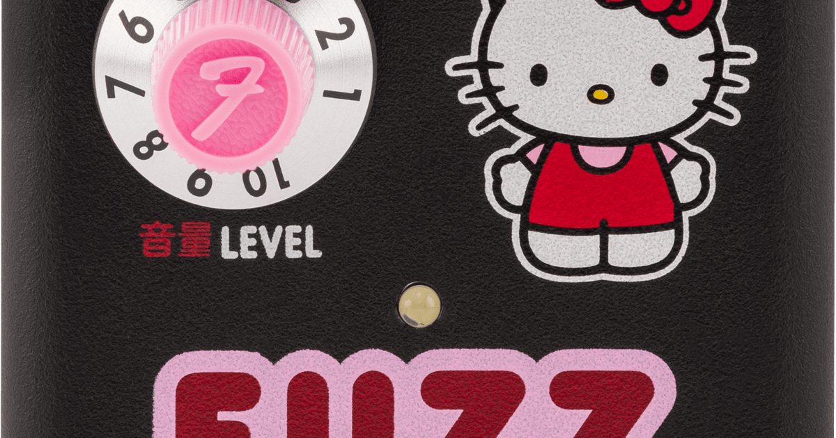 Fender® x Hello Kitty® Fuzz Pedal Black Fender® x Hello Kitty® Fuzz Pedal Black