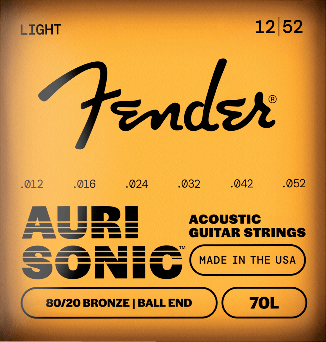 AuriSonic™ 70 80/20 Bronze Acoustic Guitar Strings