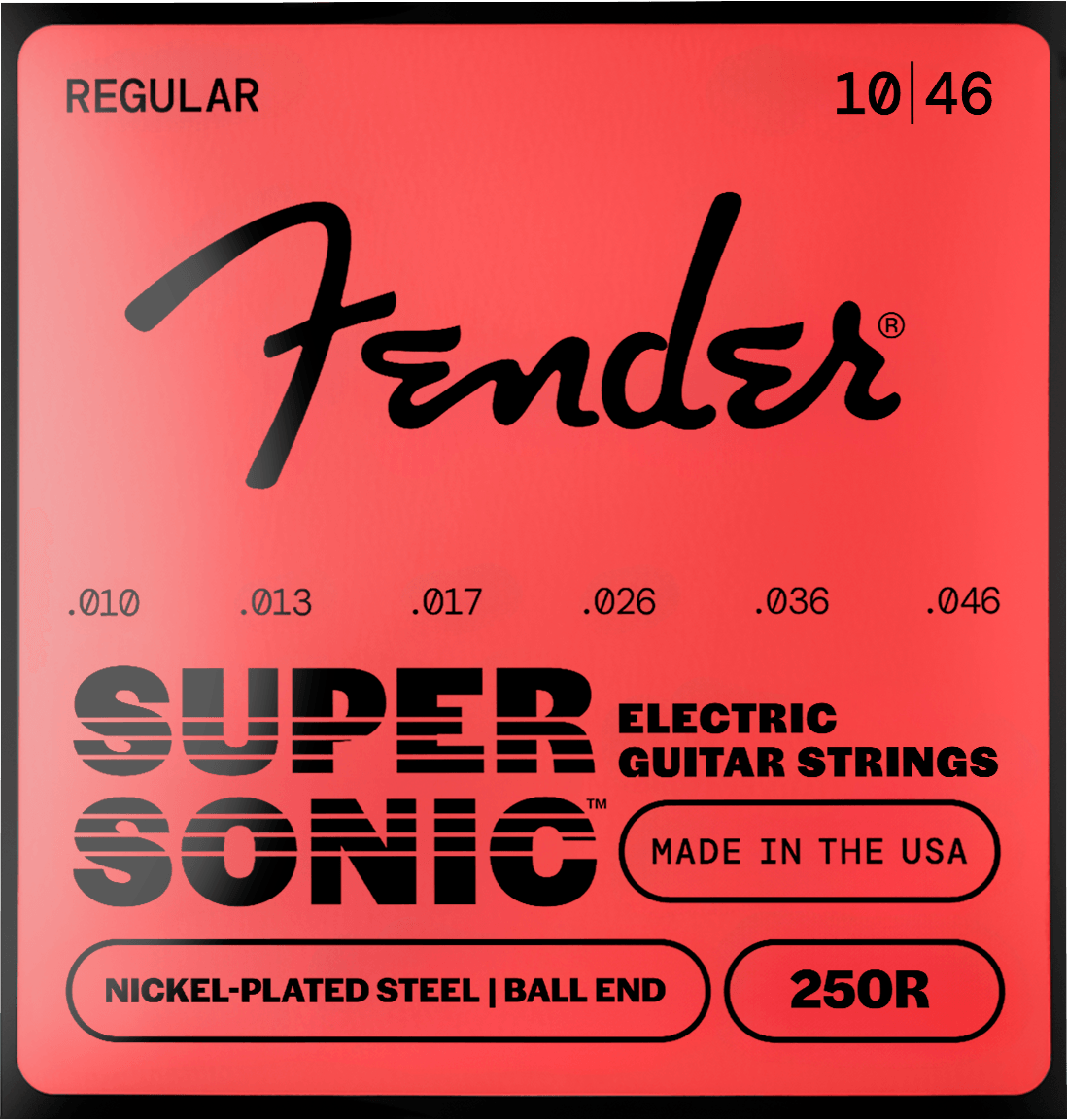 SuperSonic™ 250 Nickel-Plated Steel Guitar Strings