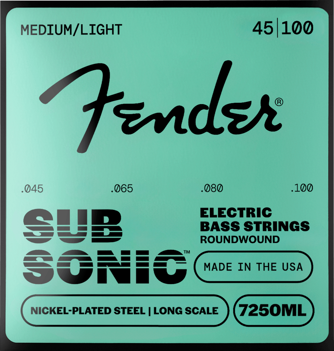 SubSonic™ 7250 Nickel-Plated Steel Bass Strings