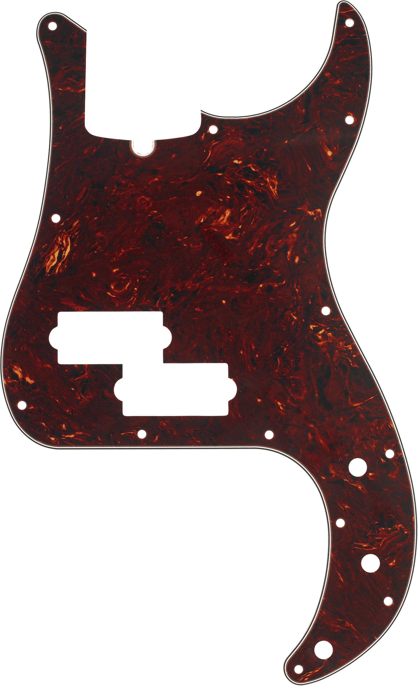 Fender ピックガード 13-HOLE MODERN-STYLE STANDARD PRECISION BASSR PICKGUARD cm3dmju 13-Hole Multi-Ply Modern-Style Precision Bass Pickguards – Fender