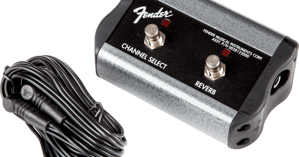 2-Button Footswitch: Channel-Reverb – Fender