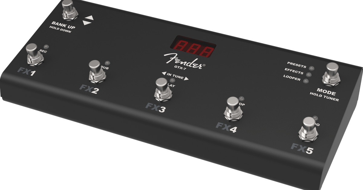 fender mustang gt pedal GTX-7 FOOTSWITCH – Fender