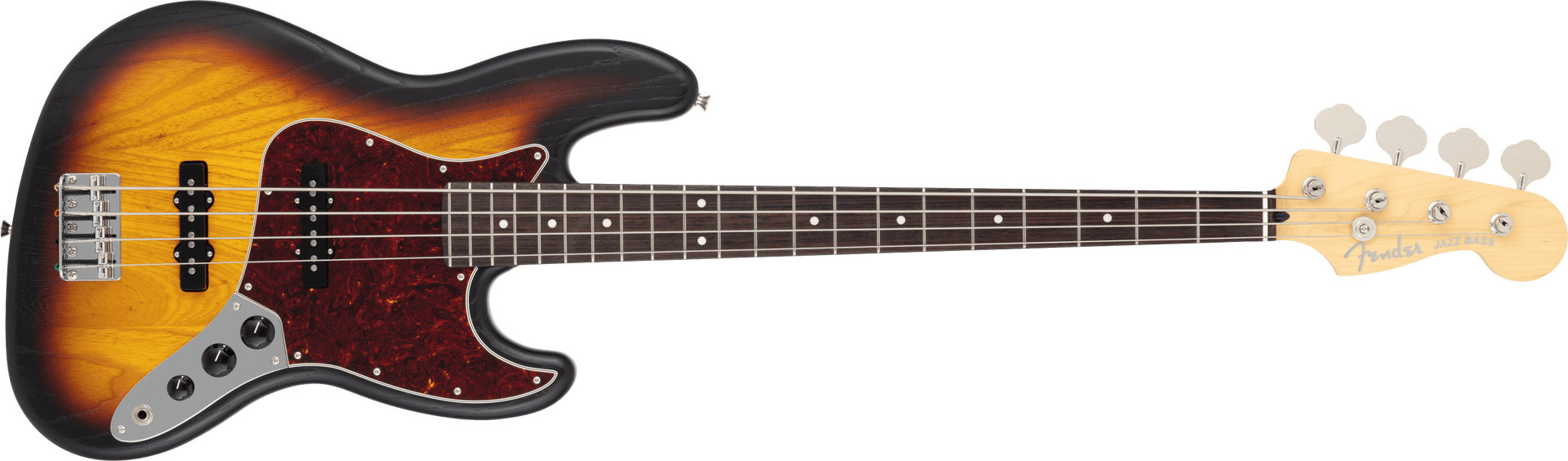 Made in Japan Limited Jazz Bass®, Raw Ash – Fender