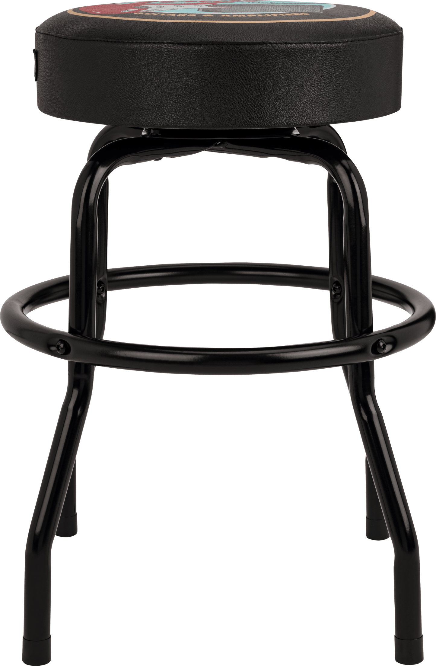 Fender® Guitars & Amps Pick Pouch Barstool, Black Fender® Guitars & Amps Pick Pouch Barstool, Black