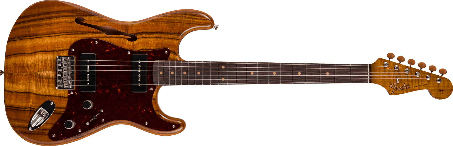 Artisan Koa Dual P90 Strat® – Fender