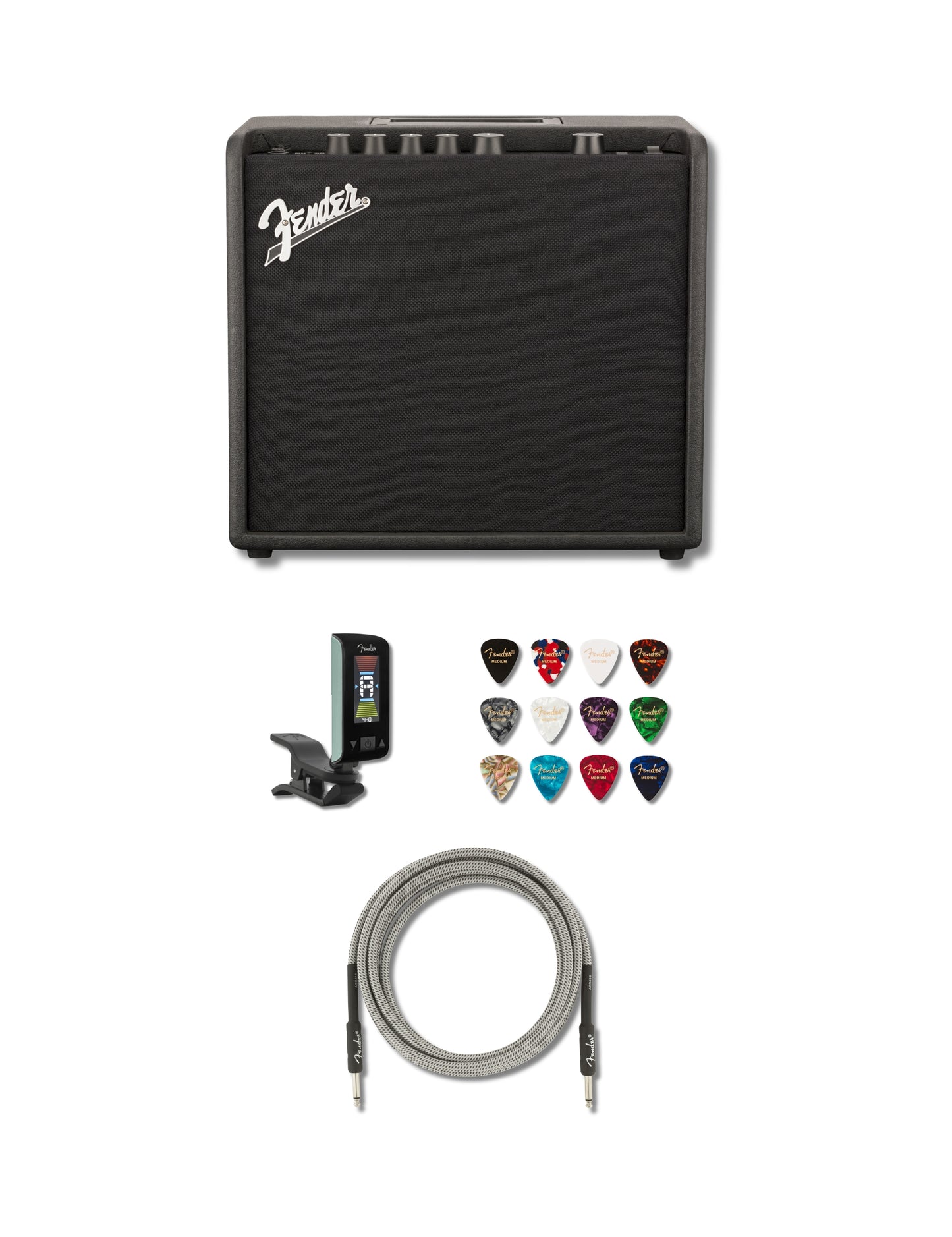 fender mustang lt25 pedals Fender Mustang LT25 Guitar Amp Bundle